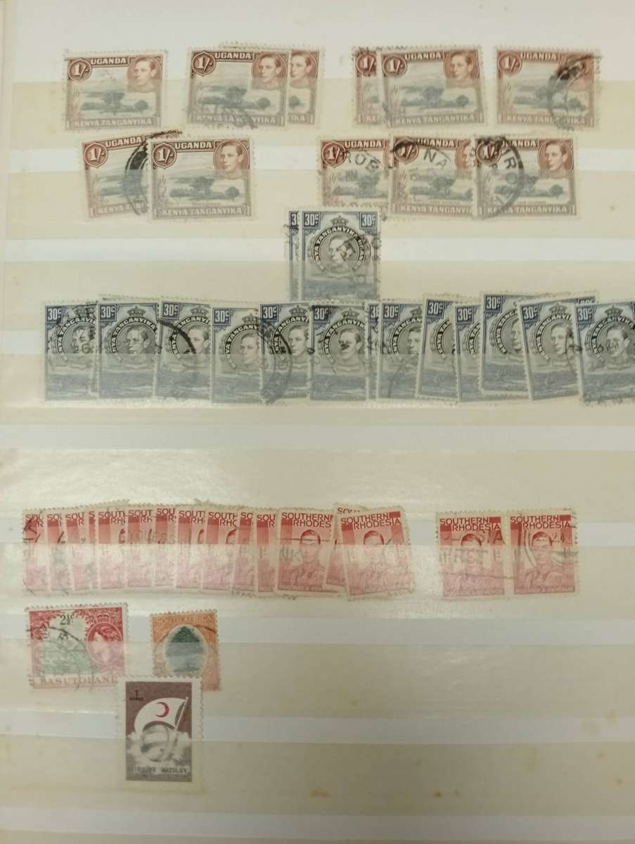 STOCK BOOK WITH A WORLD MIX