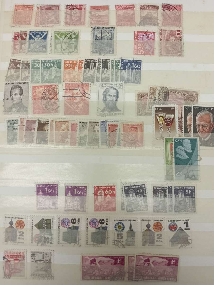 STOCK BOOK WITH A WORLD MIX