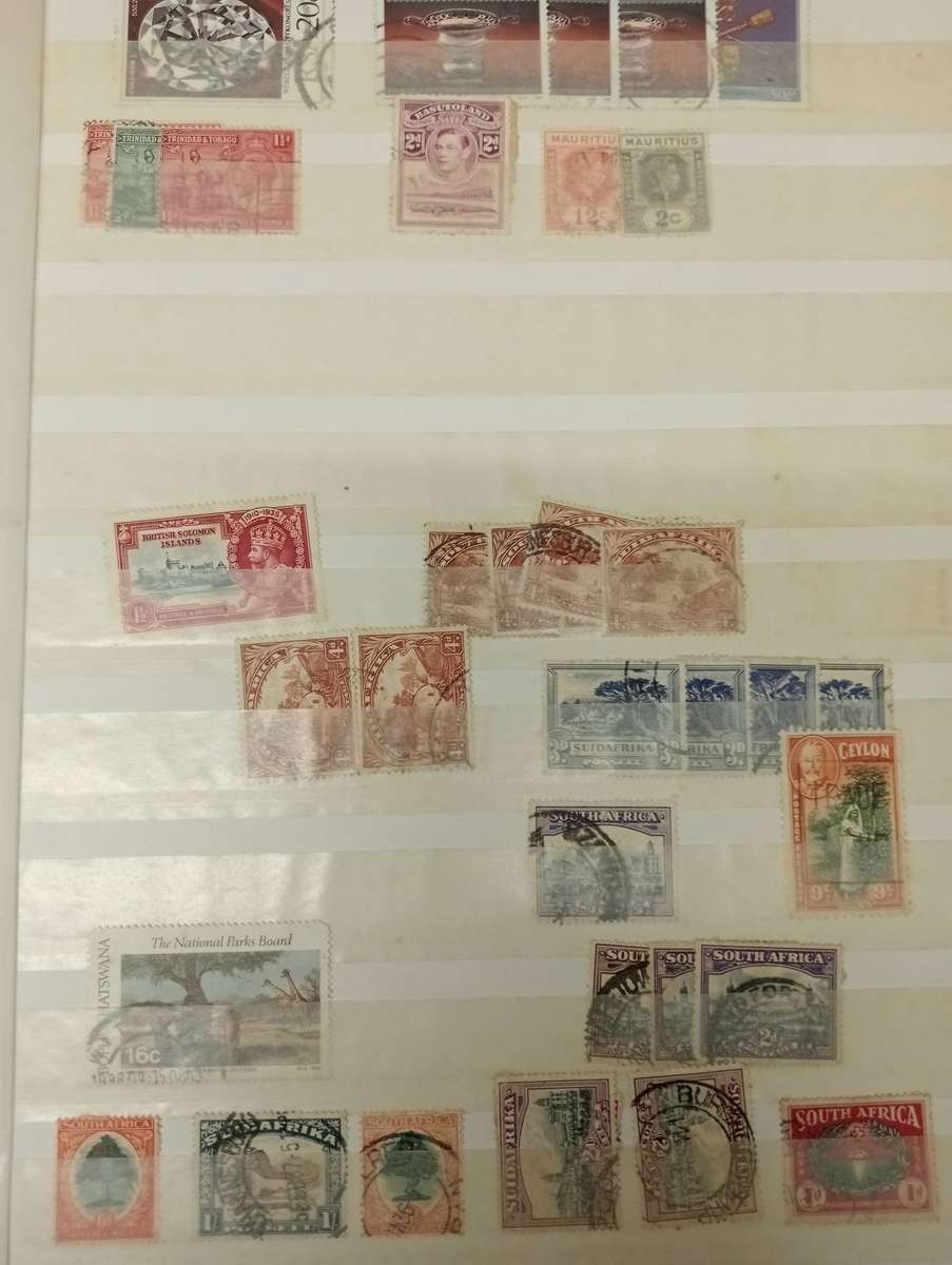 STOCK BOOK WITH A WORLD MIX