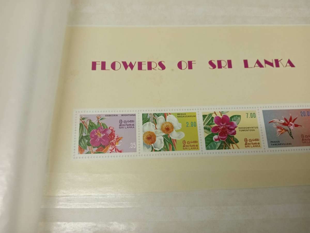 LARGE STOCK BOOK-SRI LANKA-MANY UMM/used ISSUES AND MINI SHEETS