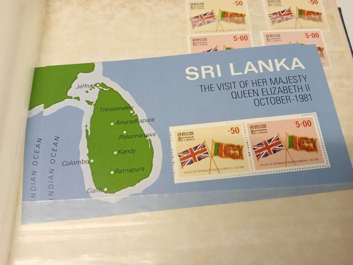 LARGE STOCK BOOK-SRI LANKA-MANY UMM/used ISSUES AND MINI SHEETS