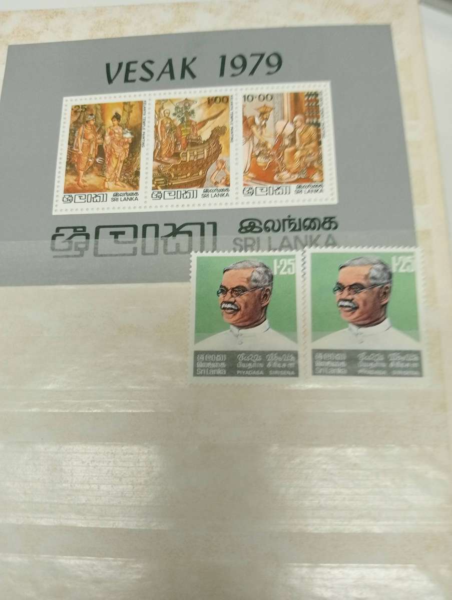 LARGE STOCK BOOK-SRI LANKA-MANY UMM/used ISSUES AND MINI SHEETS