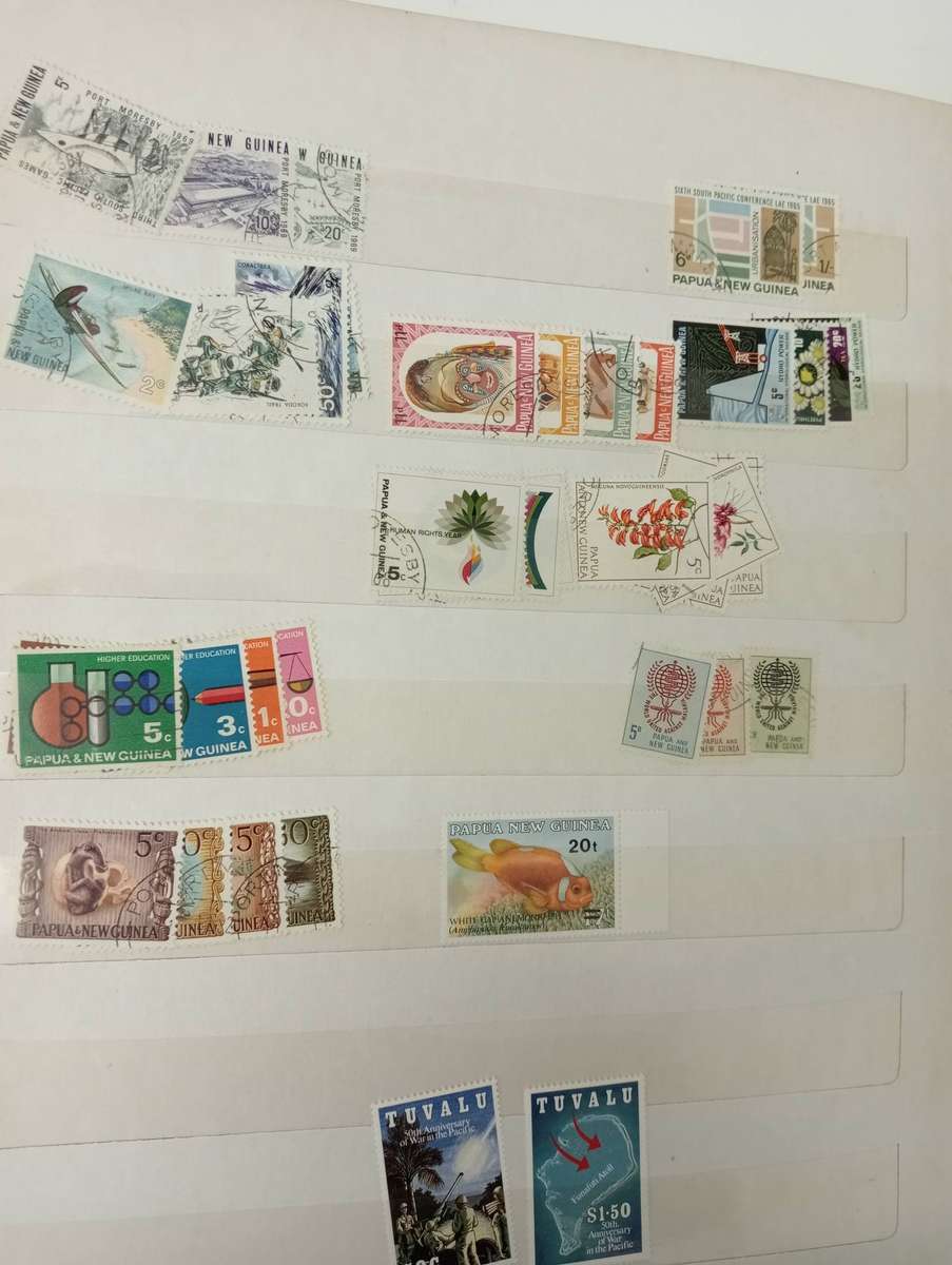 STOCK BOOK-MANY PACIFIC ISLAND LOTS vfm and used SEE ALL BELOW