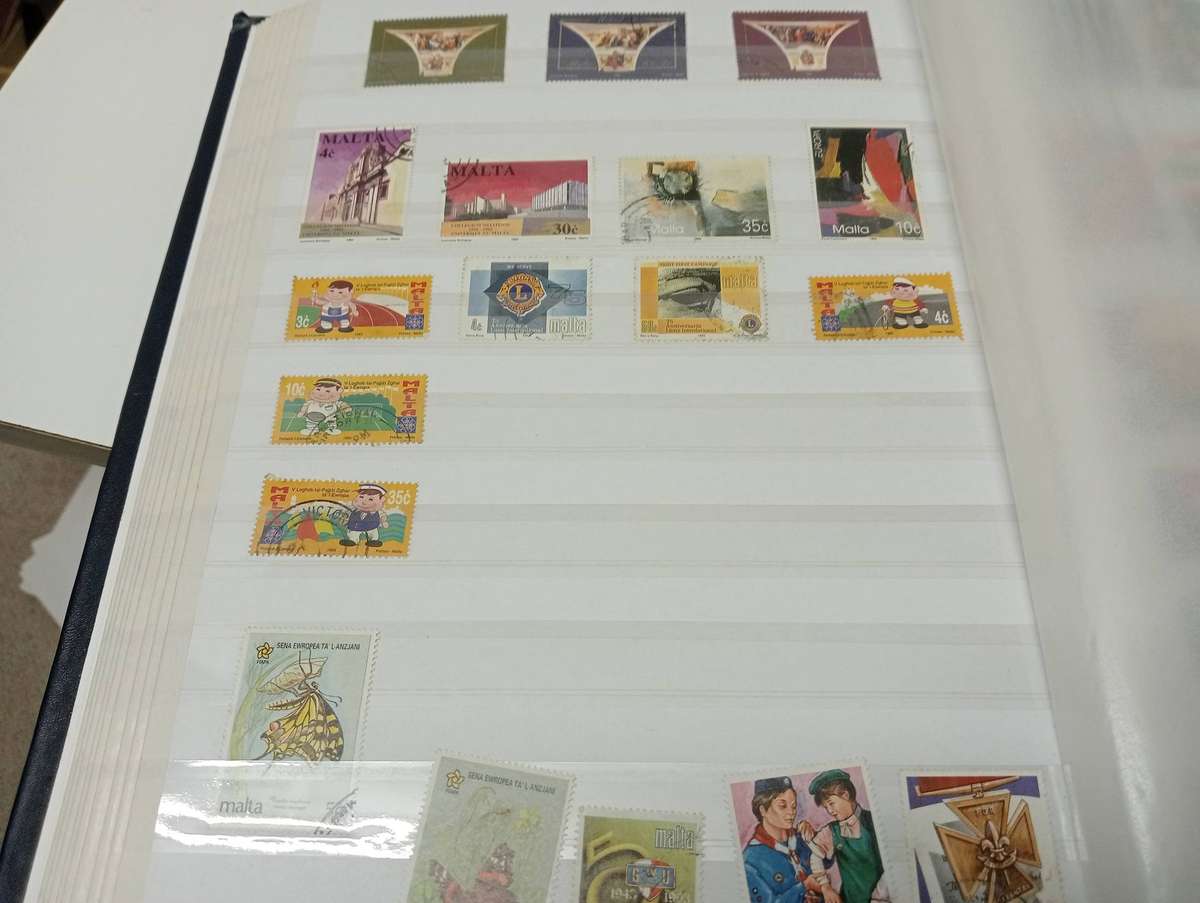 LARGE STOCK BOOK-MALTA-SCARCE used sets more modern !! SEE BELOW. Not all shown
