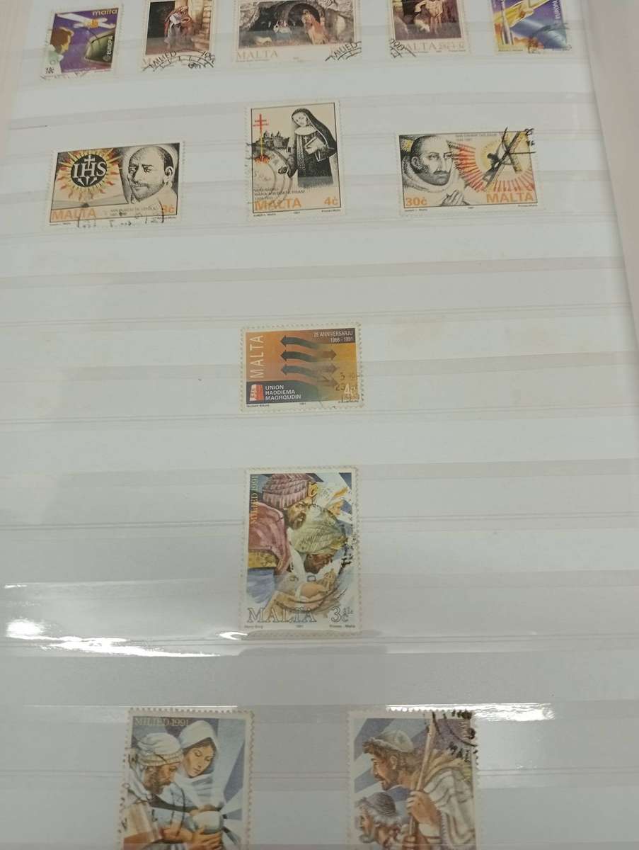 LARGE STOCK BOOK-MALTA-SCARCE used sets more modern !! SEE BELOW. Not all shown