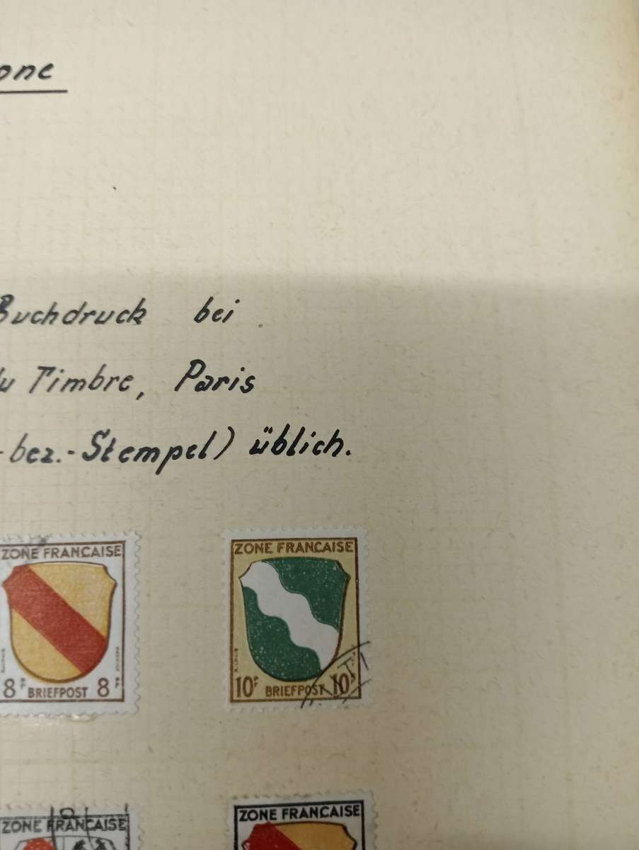 GERMANY-VERY SCARCE  R5050.00    FRENCH ZONE SET SUPERB USED-stamps will be removed from page