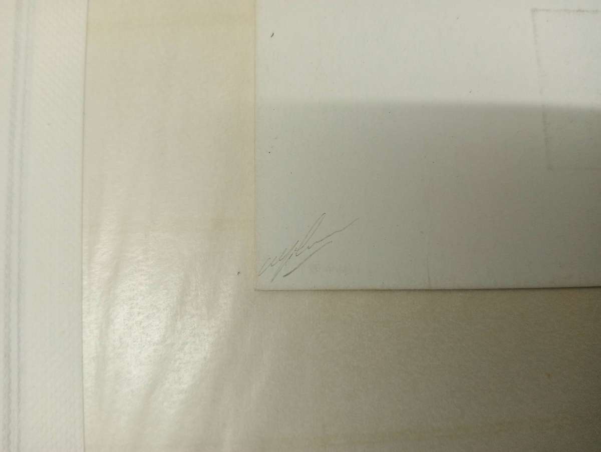 MAURITIUS-QV   VERY SCARCE  DIE PROOF SG 96 STAMPED " Dec 18  1877 " !! SIGNED ON BACK