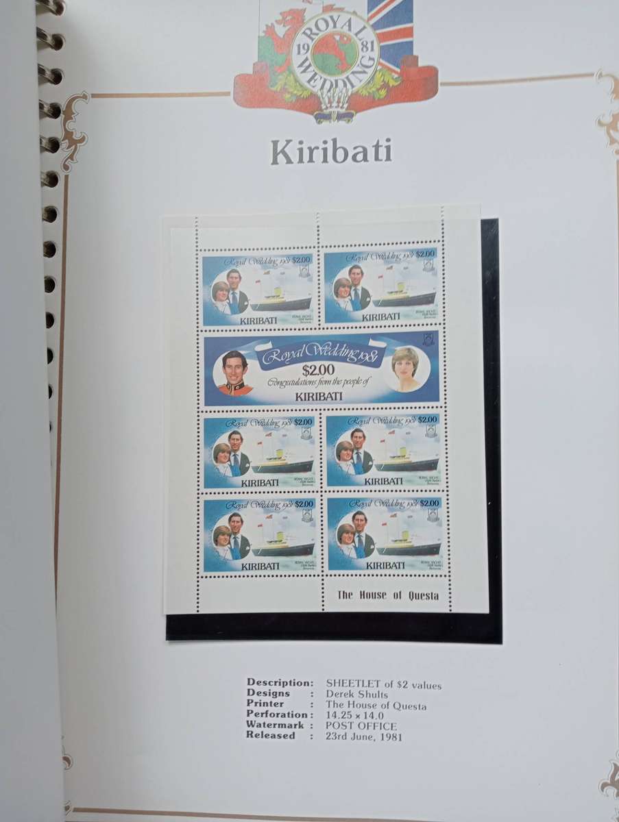 LADY DI-ALBUM MANY PRE-PRINTED PAGES + ISSUES,M/SHEETS ETC NOT ALL SHOWN