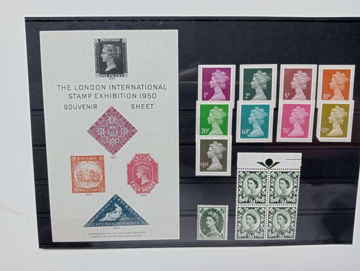 GB- SCARCE MINI SHEET + SELF ADHESIVES TO GBP 1.65 etc SUPERB UMM