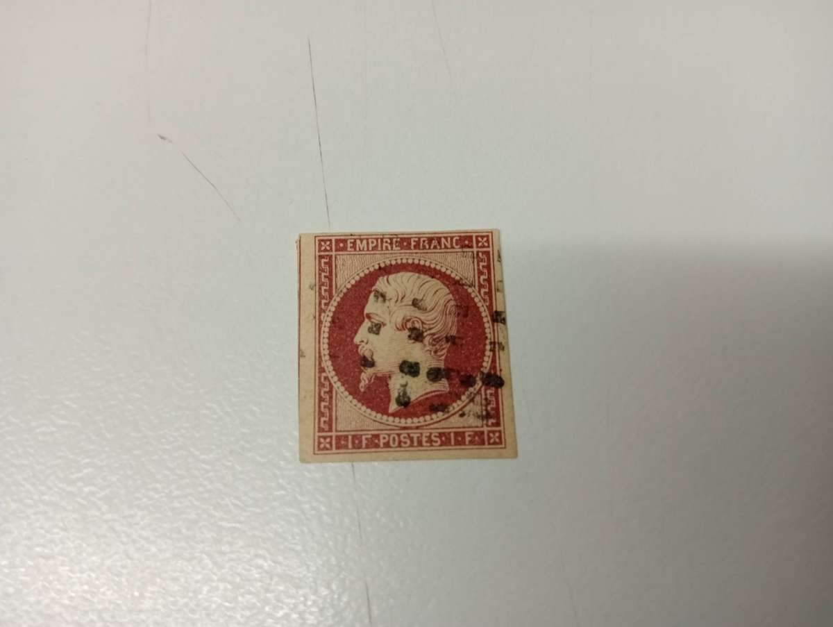 FRANCE-RARE TOP VALUE  4000 GBP or R92 800.00  1 FRANK SG 72 SIGNED VFU