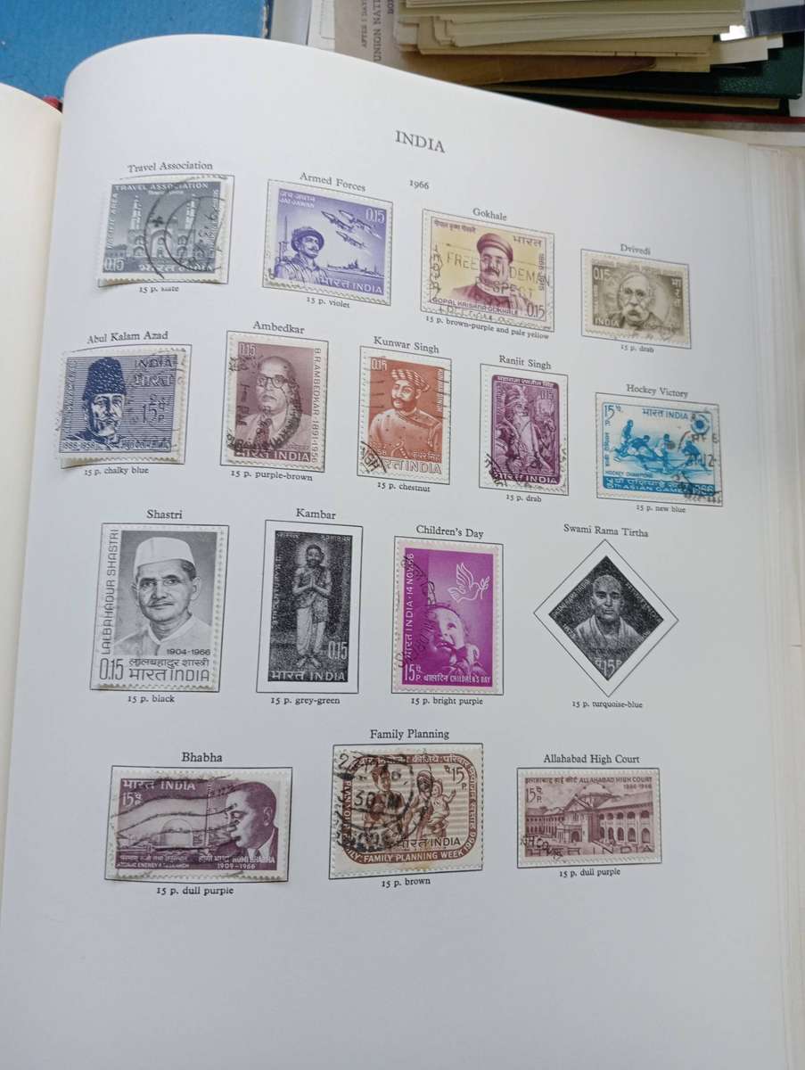 PRE-PRINTED COMMONWEALTH WITH plenty  SETS etc-NB MANY EMPTY PAGES BUT PLENTY STAMPS-NOT ALL SHOWN