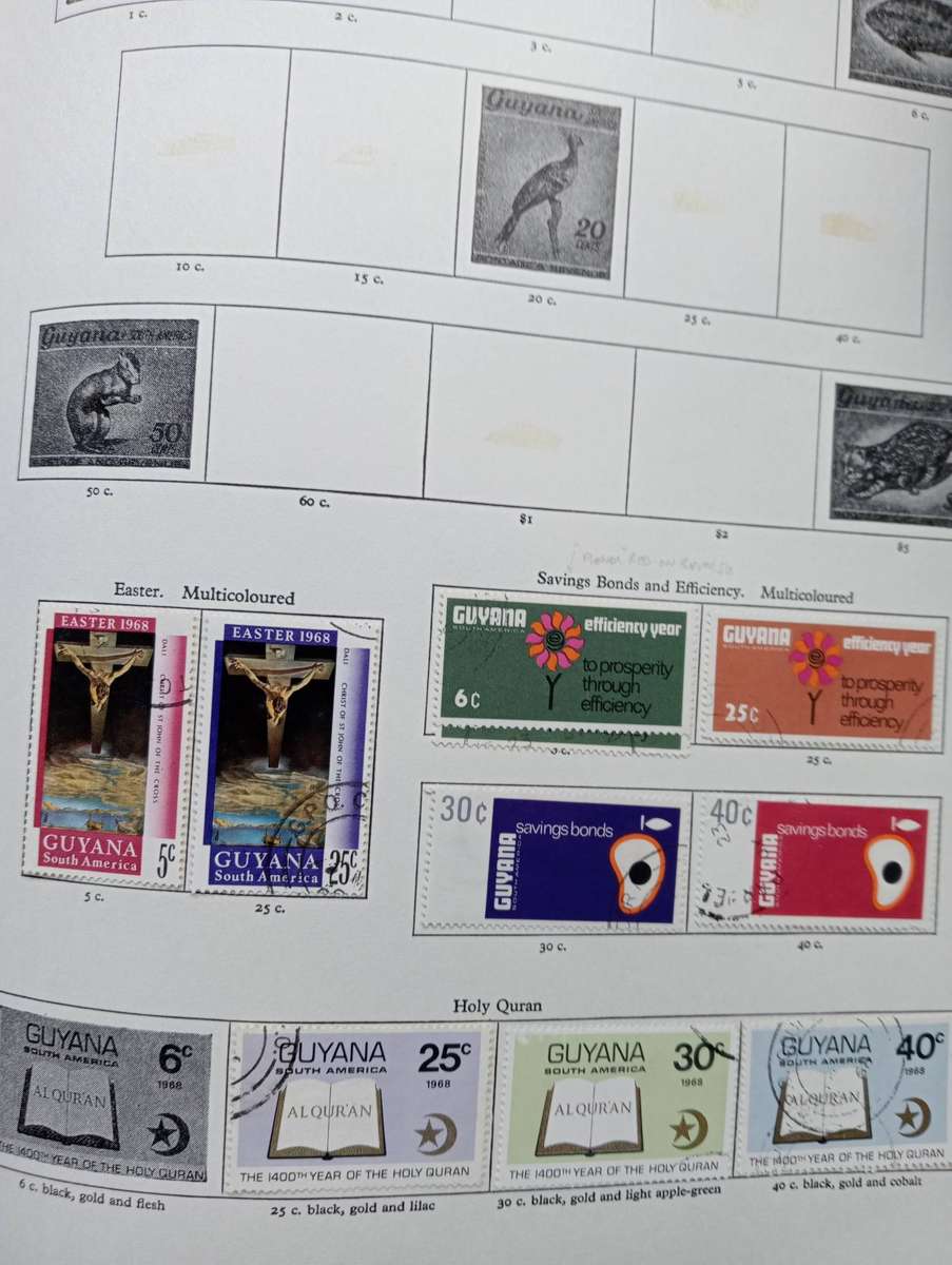 PRE-PRINTED COMMONWEALTH WITH plenty  SETS etc-NB MANY EMPTY PAGES BUT PLENTY STAMPS-NOT ALL SHOWN