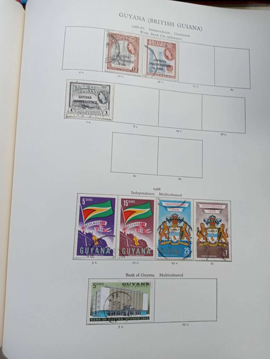PRE-PRINTED COMMONWEALTH WITH plenty  SETS etc-NB MANY EMPTY PAGES BUT PLENTY STAMPS-NOT ALL SHOWN