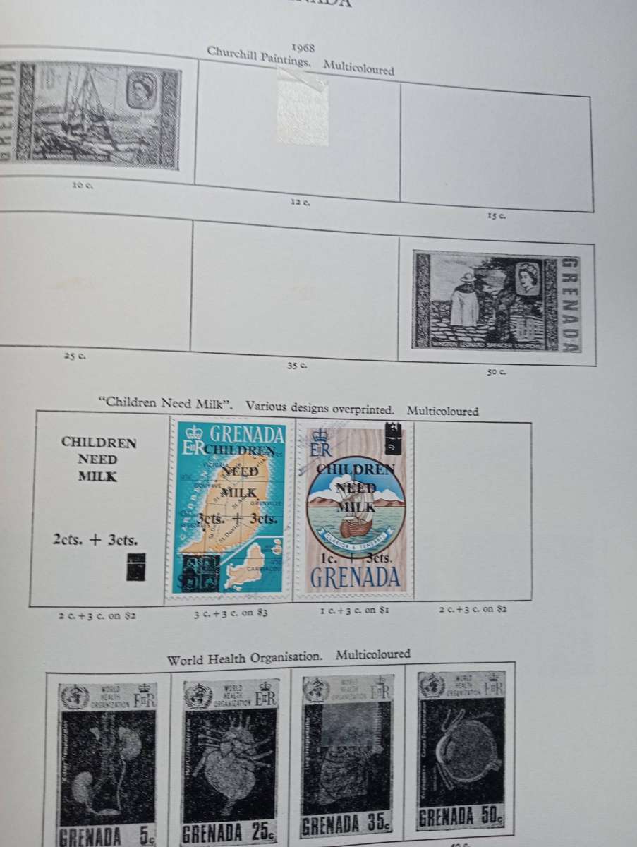 PRE-PRINTED COMMONWEALTH WITH plenty  SETS etc-NB MANY EMPTY PAGES BUT PLENTY STAMPS-NOT ALL SHOWN