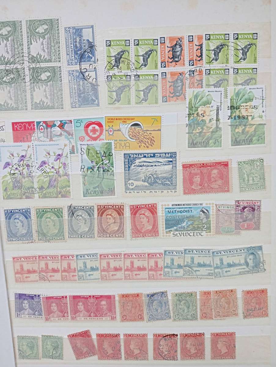 WONDERFUL COLLECTION IN A CRAMMED STOCK BOOK-GEMS AND MORE !! MUST SEE ALL BELOW