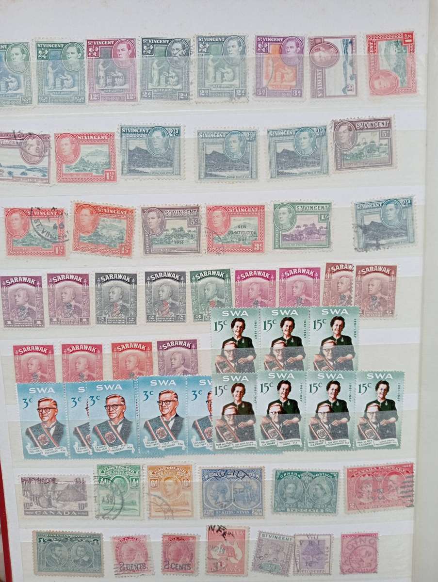 WONDERFUL COLLECTION IN A CRAMMED STOCK BOOK-GEMS AND MORE !! MUST SEE ALL BELOW