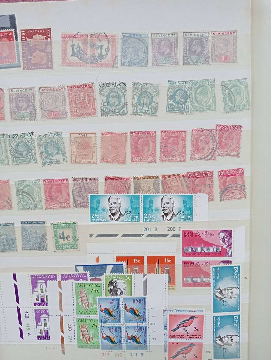 WONDERFUL COLLECTION IN A CRAMMED STOCK BOOK-GEMS AND MORE !! MUST SEE ALL BELOW