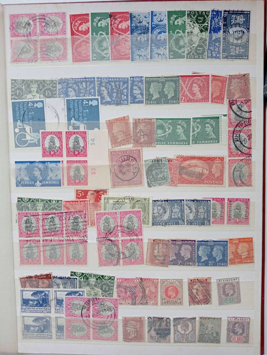 WONDERFUL COLLECTION IN A CRAMMED STOCK BOOK-GEMS AND MORE !! MUST SEE ALL BELOW