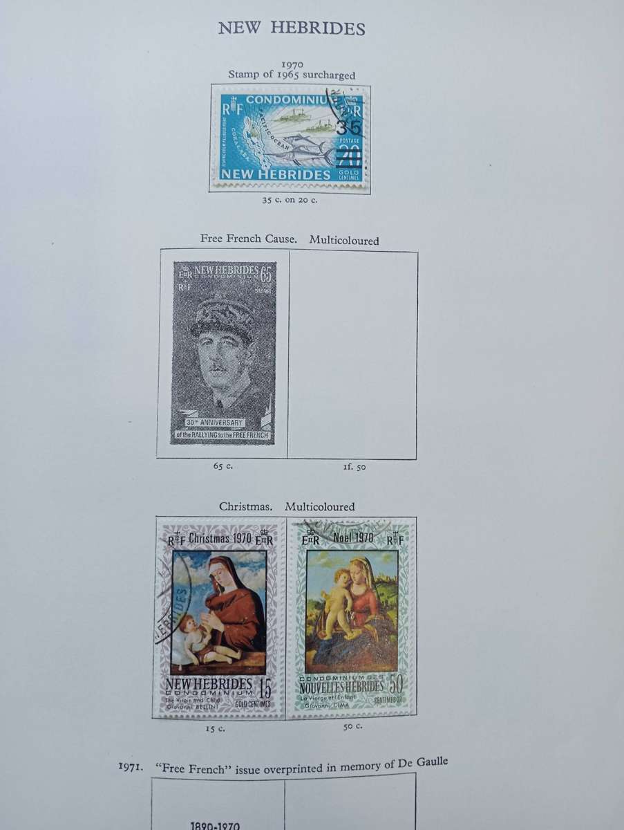 NEWFOUNDLAND etc  NEW AGE PRE-PRINTED ALBUM PAGES  MUST SEE pages below