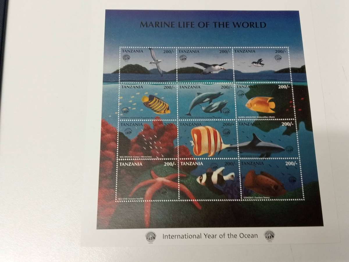 VERY SCARCE FISH SHEETS- ALL SUPERB UMM