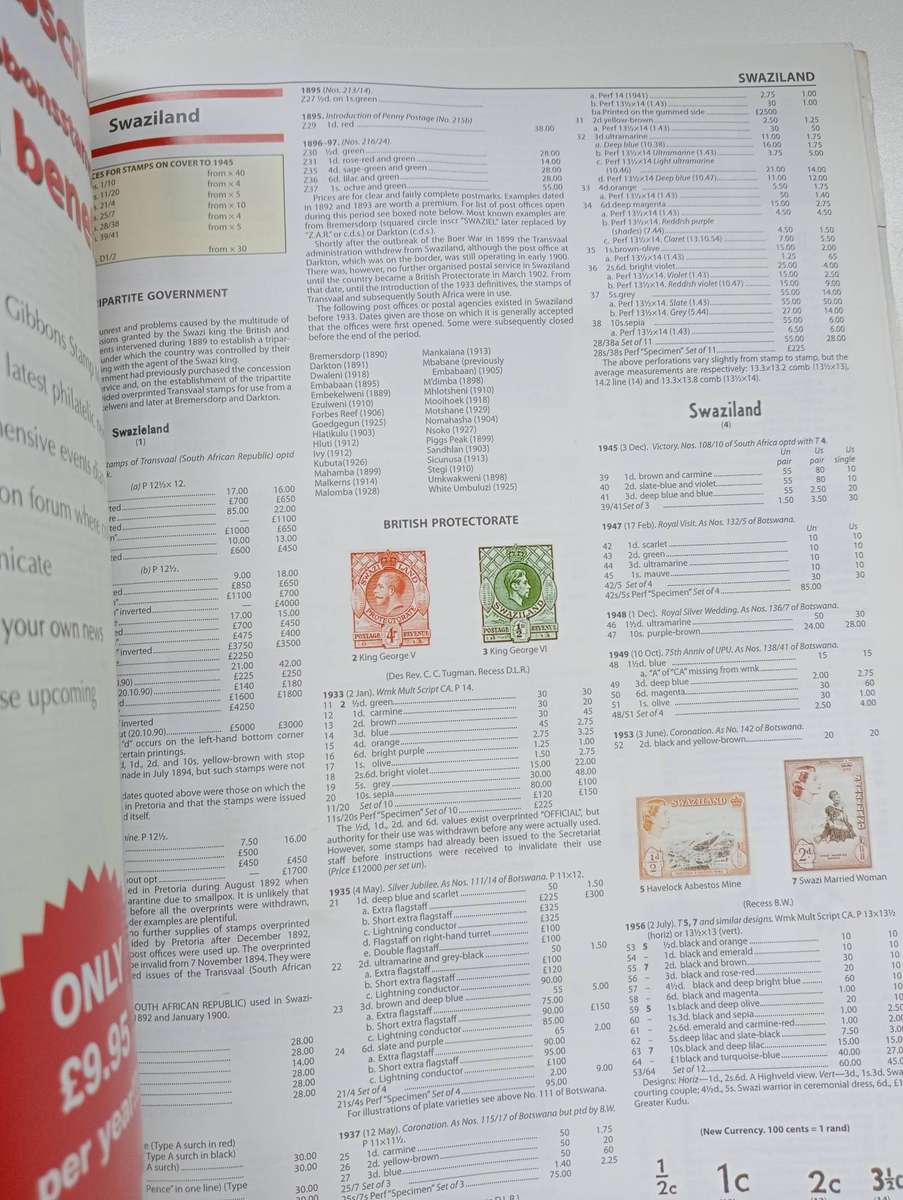 THREE VF STANLEY GIBBONS CATALOGUES ALL IN COLOUR AND SPECIALIZED-MUST HAVE !!!