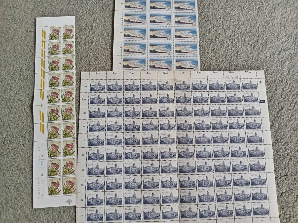 RSA-FULL SHEET OF 100 AND OTHER BITS-SEE BELOW-ODD MINOR TONING UMM