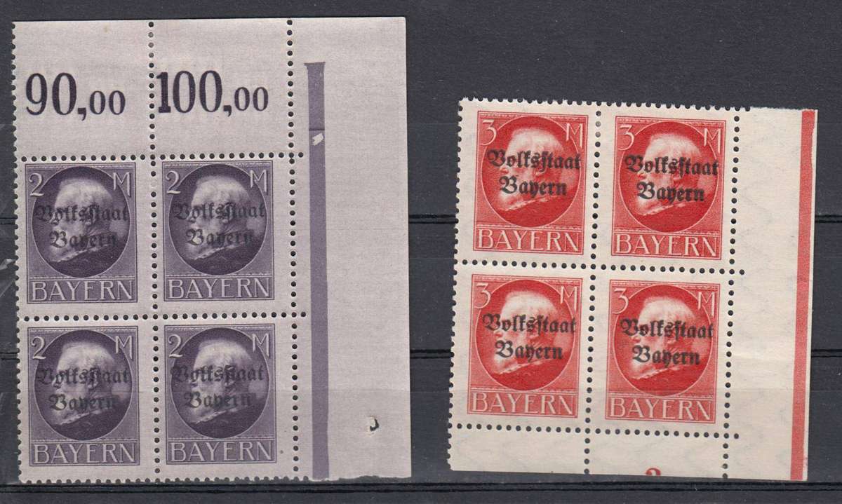 BAYERN- TWO SUPERB umm blocks