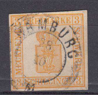 GERMAN STATES- MECKLENBURG R2100.00    1867  VERY SCARCE Michel 22  superb used