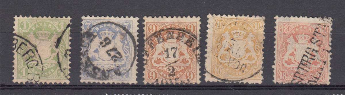 BAVARIA 1870 SCARCE VFU  R1770.00