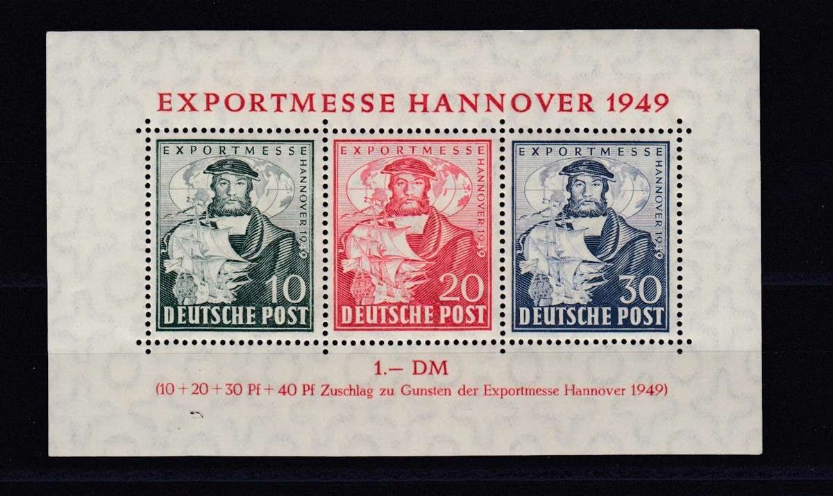 GERMAN ZONE-VERY SCARCE mini sheet SUPERB UMM   R5040.00