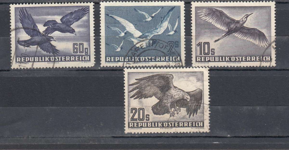 AUSTRIA-SCARCE BIRDS VFU   R2330.00