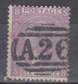 GB USED IN GIBRALTAR-SCARCE SGZ46 VFU  R820.00