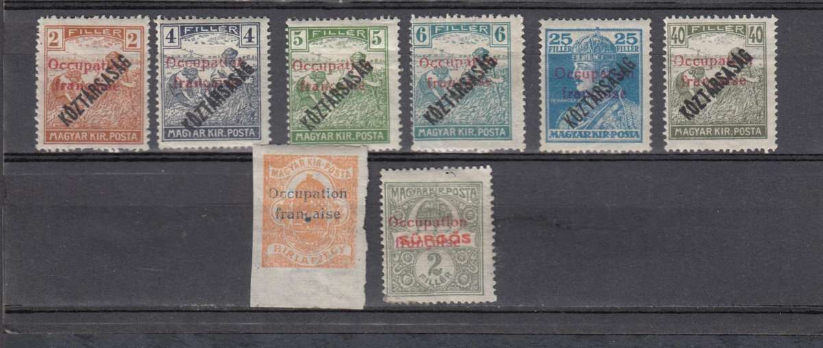 FRENCH OCCP. OF HUNGARY,ARAD- scarce lot  R1200.00