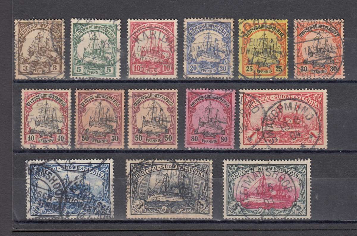 SWA- 1901 SET VFU NO WATERMARK       R6000.00  SEE BACKS BELOW 5M ANILINE !!!