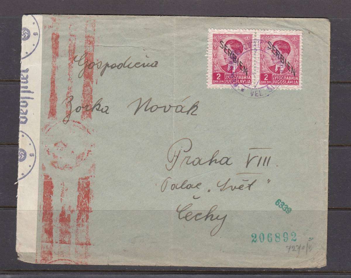 GERMAN OCCP. SERBIA VERY SCARCE cover