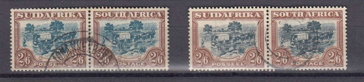 UNION- SACC 50a { SCARCE } AND 50c VFU     R2500.00
