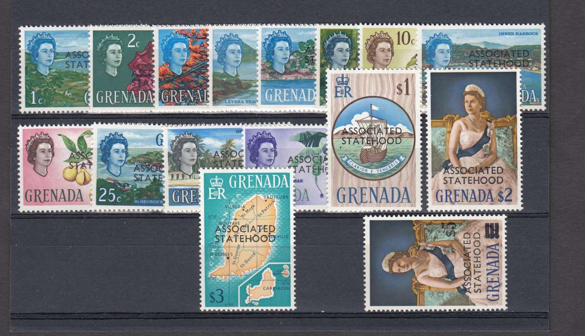 GRENADA-QEII SET VFM + SG 295 LIGHT H.R.