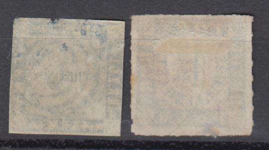 SCHLESWIG HOLSTEIN 1864 SG 51 AND 59 FINE USED  R3530.00