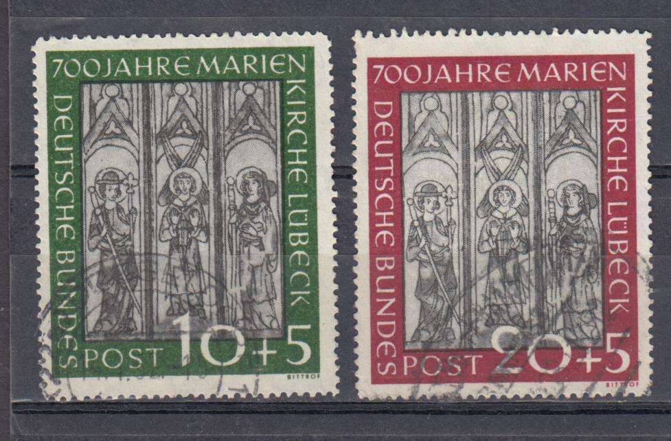 W.GERMANY-1951 SET SCARCE VFU  R5520.00