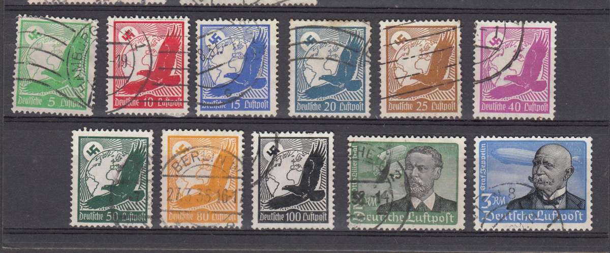 GERMAN REICH-AIR SET VFU SCARCE SET !!  R3200.00