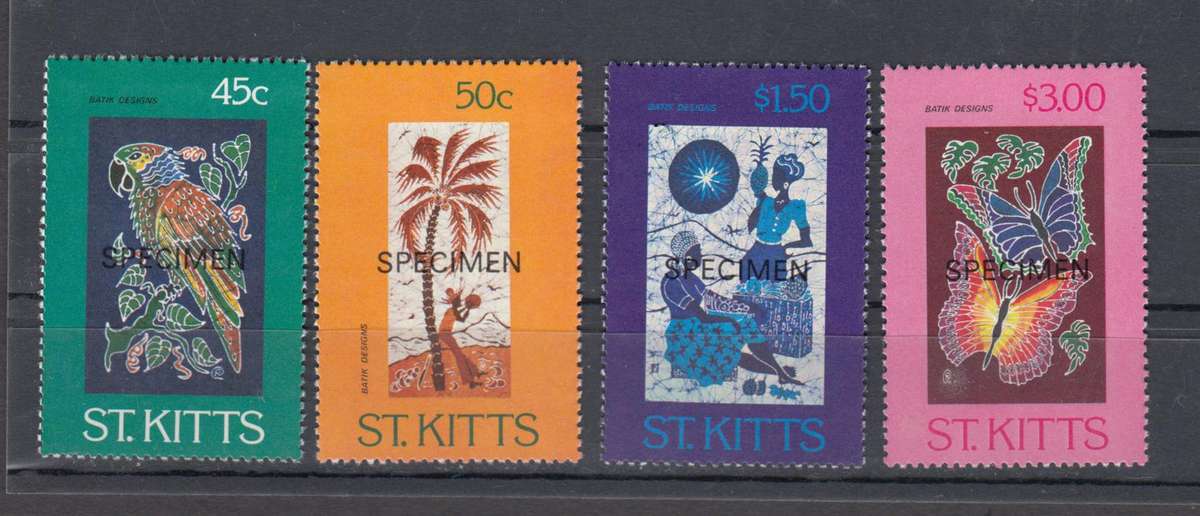 ST.KITTS -   SET SUPERB UMM " SPECIMEN SET "
