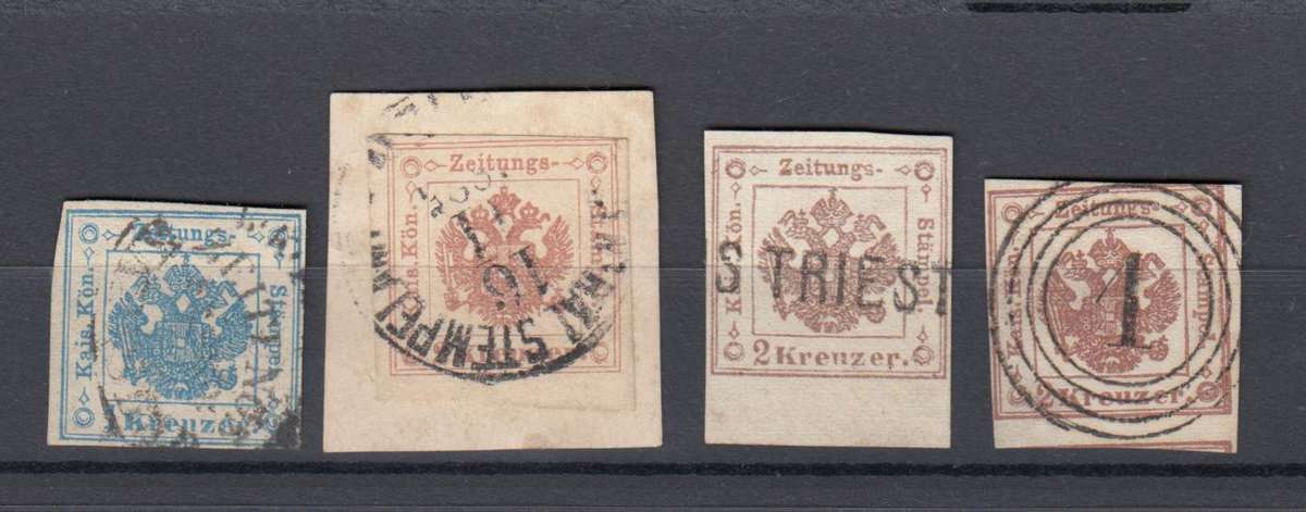 AUSTRIA-BACK OF THE BOOK ONE USED " TRIEST "