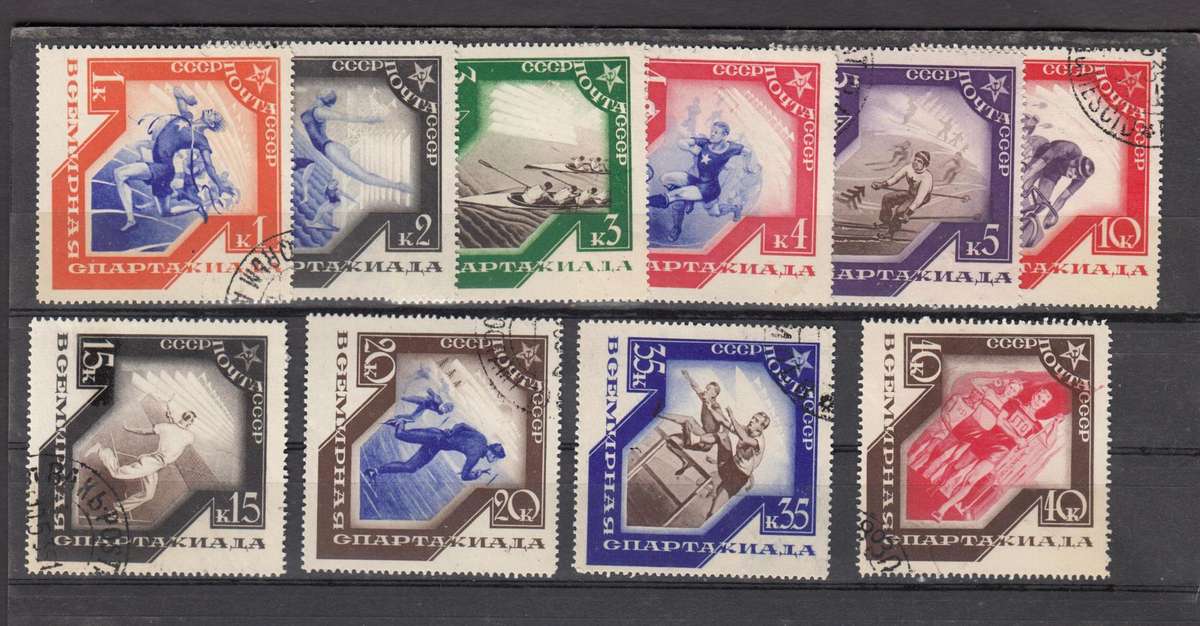 RUSSIA-1935 SCARCE SET VFU CTO  R1790.00