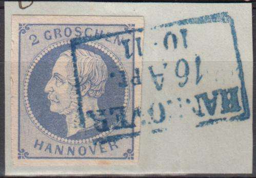 HANNOVER SG 25a SUPERB USED on piece   R1780.00+