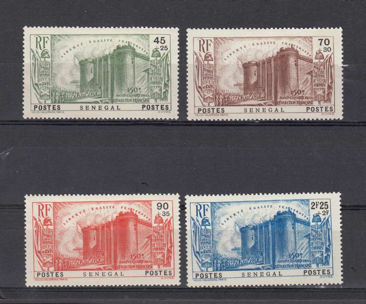 French Senegal-1939 vfm lot h.r.  R1320.00