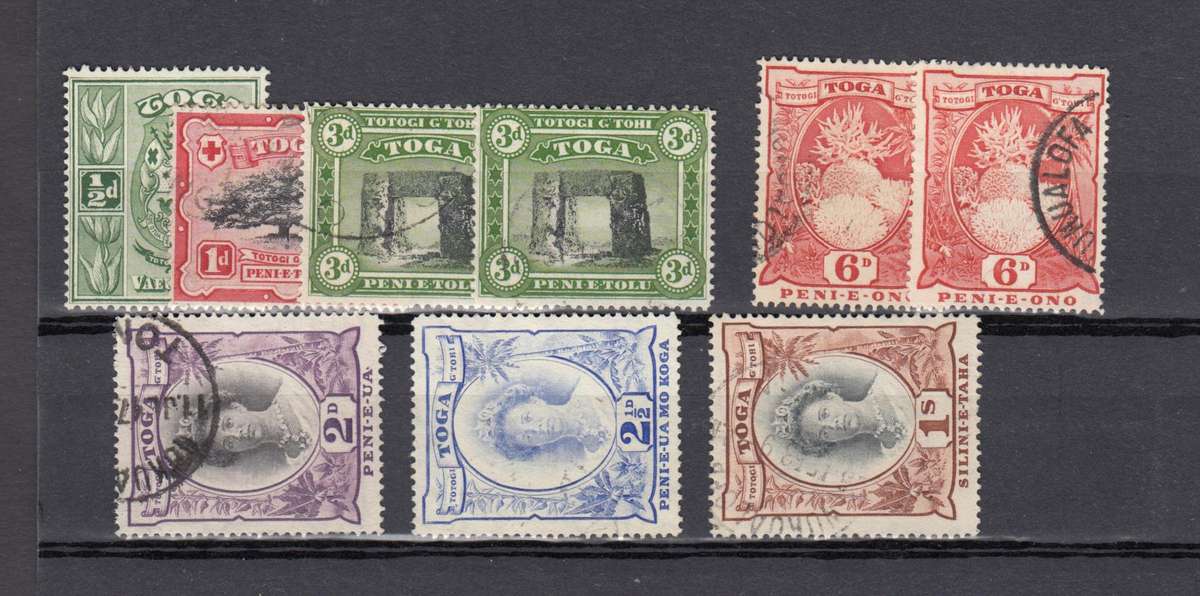 TONGA-VFU 1942 SET   R780.00
