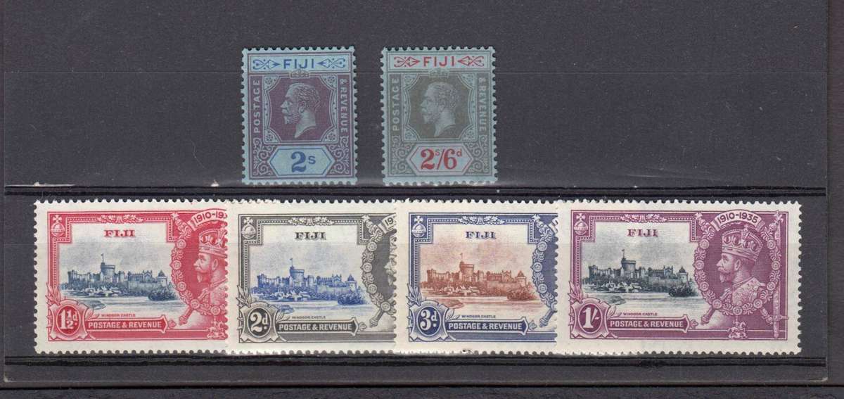 FIJI-KGV  vfm lot h.r. 1935 set umm   R1770.00
