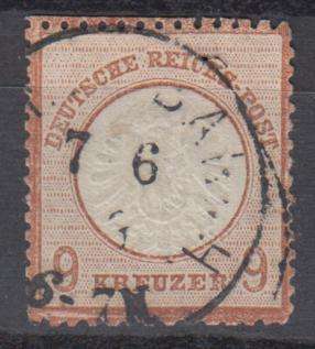 GERMAN EMPIRE-SG 27 VERY SCARCE  SUPERB USED  R17 180.00