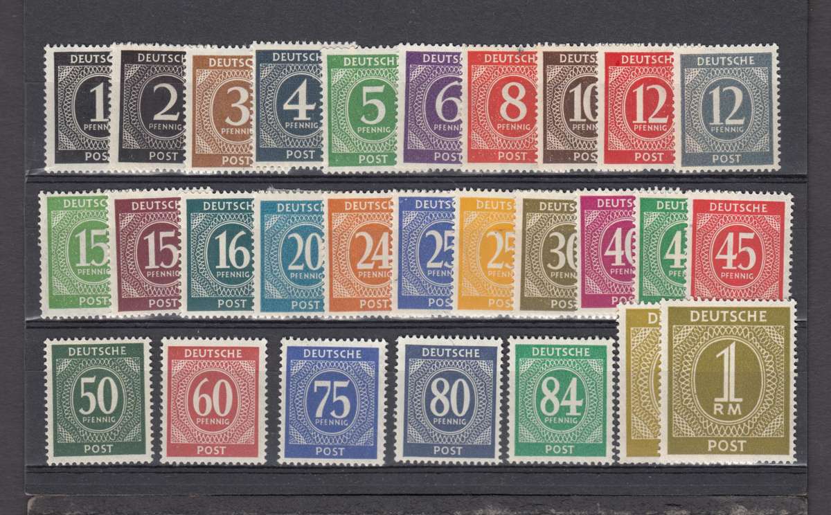 GERMANY-ALLIED OCCP. SUPERB UMM COLOUR CHANGES ETC