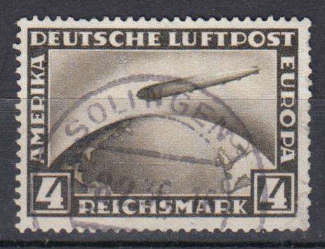 GERMANY-SCARCE ZEPPELIN SG 445 VFU  R1540.00